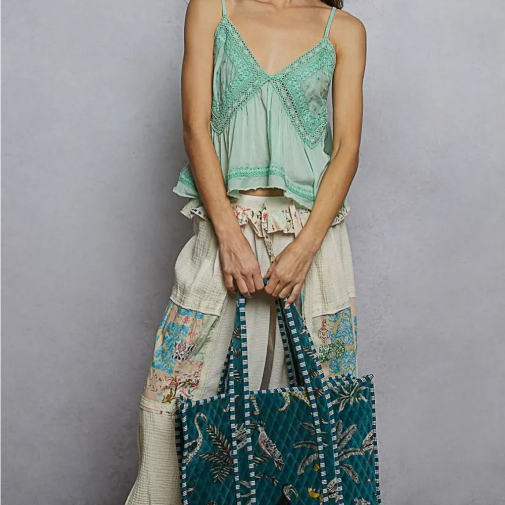 POL Teal & Blue Tote Bag